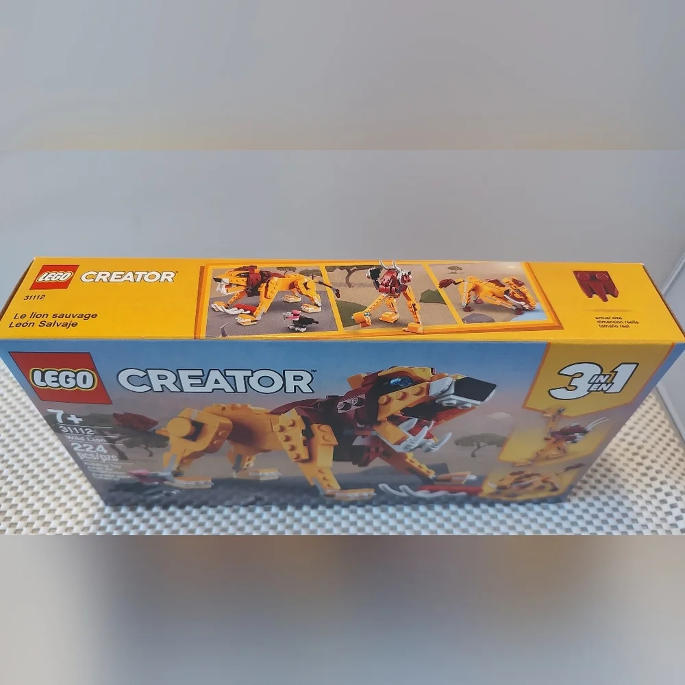 Lego Creator 31112 Wild Lion 3-in-1 Ostrich Warthog